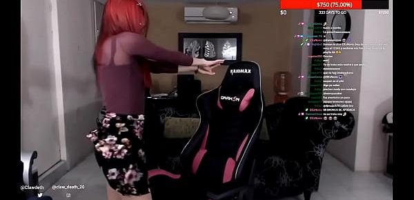  DOÑITA SABROSA ENSEÑA DE MAS EN STREAM * TERMINA SEXUAL *